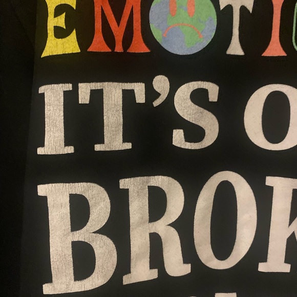 Broken Promises hoodie “Don’t Get Emotional It’s Only Broken Promises” men’s L - Picture 9 of 16